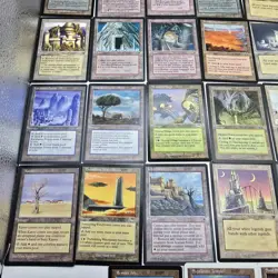 Lot Of 27 1990s Magic The Gathering Lands All Types - Image 5