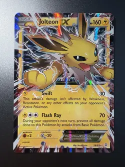 Pokemon Jolteon EX 28/83 Generations Ultra Rare Holo - Image 1