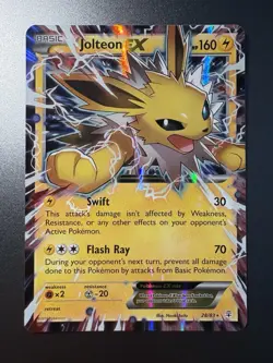 Pokemon Jolteon EX 28/83 Generations Ultra Rare Holo - Image 2