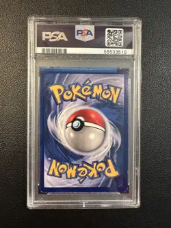 1999 Pokemon Base Set Unlimited Chansey Holo Rare 3/102 PSA 7 NM - Image 2