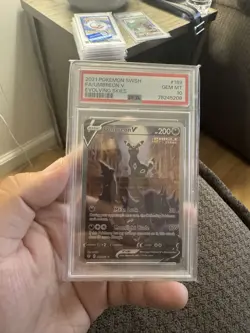 2021 Pokemon SWSH Evolving Skies Umbreon V Full Art Ultra Rare #189/203 PSA 10 - Image 1