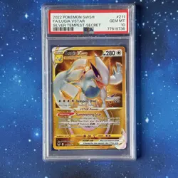 2022 PSA 10 Lugia VStar Full Art FA Secret Rare Gold 211/195 Pokemon TCG - Image 1