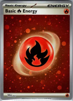 Basic Fire Energy SVE 002 - Pokemon Scarlet & Violet: Base Set Cosmos Foil (NM) - Image 1