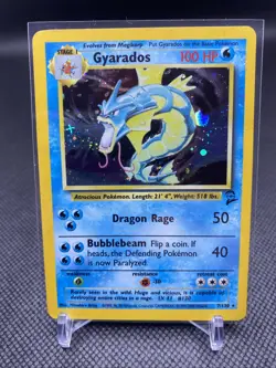 Pokemon Gyarados Holo 7/130 - Base Set 2 (2000 WOTC) - Vintage Holo Rare - Image 1