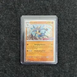 Pokemon Lucario 114/198 STAMPED Premium Collection Promo SV Scarlet Violet TCG - Image 3