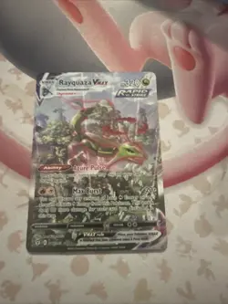 Pokemon Rayquaza VMAX Evolving Skies Secret Rare Alt Art Near Mint Condition - Image 3