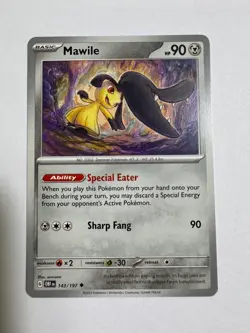 Mawile 143/197 Uncommon Obsidian Flames Pokemon Near Mint - Image 1