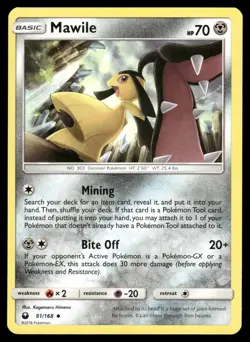 Mawile 91/168 Uncommon Celestial Storm Pokemon NM - Image 1