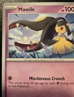 Mawile 089/197 Common Scarlet & Violet: Obsidian Flames Pokemon TCG - Image 2