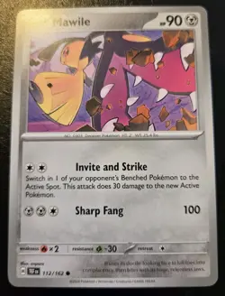 Mawile 112/162 Common Scarlet & Violet: Temporal Forces Pokemon TCG - Image 1