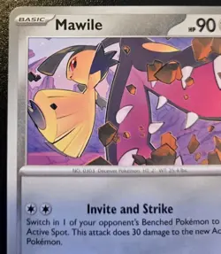 Mawile 112/162 Common Scarlet & Violet: Temporal Forces Pokemon TCG - Image 2