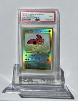 Pokemon PSA 9 MINT - Ledyba Holo 1999 Southern Island PROMO Japanese - Image 1