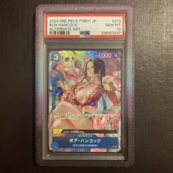 2024 ONE PIECE JAPANESE PRB01-PREMIUM BOOSTER ALT ART #013 BOA HANCOCK PSA 10 - Image 2