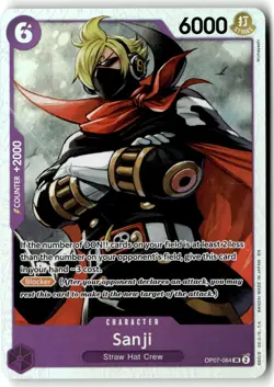 Sanji (Reprint) OP07-064 Premium Booster -The Best- Vol. 2 One Piece NM - Image 1