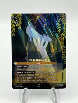 DISNEY LORCANA enchanted ARCHAZIAS ISLAND THE GLASS SLIPPER 208/204 - Image 1