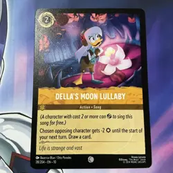 Disney Lorcana Whispers in the Well Della's Moon Lullaby 28/204 NM Regular - Image 1