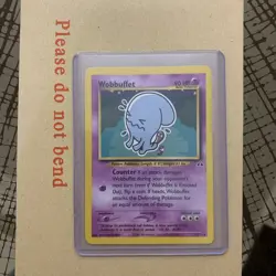 Wobbuffet Neo Discovery Rare 35/75 Pokemon Card WOTC MP - Image 1