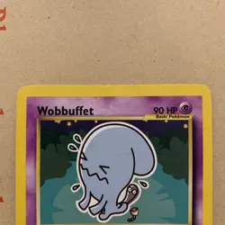 Wobbuffet Neo Discovery Rare 35/75 Pokemon Card WOTC MP - Image 3