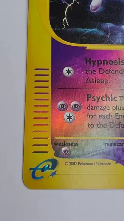 Pokemon Mewtwo TCG Reverse Holo Rare Card 56/165 Expedition Base Set 2002 - Image 3
