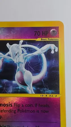 Pokemon Mewtwo TCG Reverse Holo Rare Card 56/165 Expedition Base Set 2002 - Image 5
