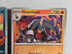 Stamped Houndoom Collection Lot 3 Cards , 1 Holo 2 Non-Holo Pokemon TCG NM - Image 3
