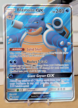 Blastoise GX SM189 Jumbo Holo Pokemon Card - Black Star Promo - Oversized - Image 1