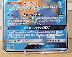 Blastoise GX SM189 Jumbo Holo Pokemon Card - Black Star Promo - Oversized - Image 4