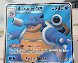 Blastoise GX SM189 Jumbo Holo Pokemon Card - Black Star Promo - Oversized - Image 5