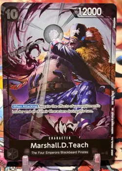 Marshall D. Teach (Event Pack Vol. 8) P-100 Promo Card One Piece Extra Grand - Image 1