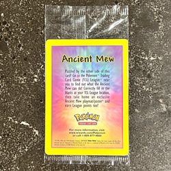 Ancient Mew SEALED Pokemon Vintage 2000 Movie Promo Holo Card - RARE Near Mint - Image 2