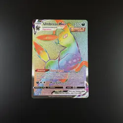 Umbreon VMAX 214/203 Pokemon Evolving Skies Rainbow Rare Holo Full Art Card - Image 1