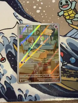Pokemon TCG Ralts Illustration Rare Card Scarlet & Violet 211/198 Near Mint - Image 1