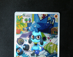 Pokemon Card TCG - Riolu 215/198 Scarlet & Violet Base Illustration Rare - LP ⭐ - Image 2