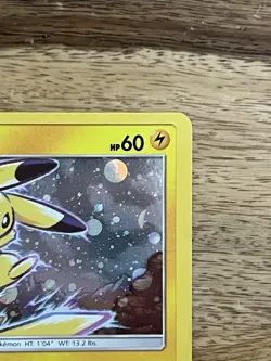 Pokemon Sun & Moon Black Star Promo Card Pikachu SM206 Holo Foil TCG - Image 3