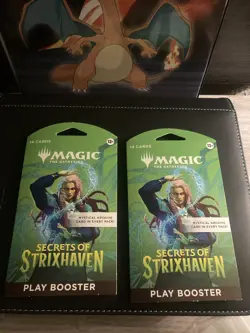 2 xMTG Secrets of Strixhaven Play Sleeve Booster Pack 14 Cards NEW 🚚✅ - Image 1