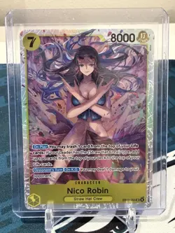 Nico Robin EB03-055 One Piece Card Game Heroines Edition SR English - Image 1