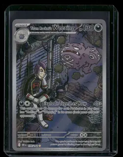 Team Rocket's Weezing 199/182 - Destined Rivals Pokemon Card - NM/M - Image 1