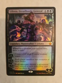 Mtg Liliana Dreadhorde General Foil Fdn Nm - Image 1