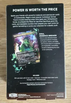 Magic The Gathering MTG Secrets Of Strixhaven Witherbloom Pestilence Commander - Image 2