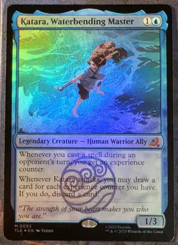 Katara, Waterbending Master (Foil) - MTG - Avatar Eternal-Legal - NM - English - Image 1