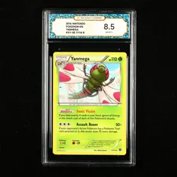 TQG 8.5 NM-MT+ 2016 Pokemon ENG Yanmega #XY-SS 7/114 R - Image 1