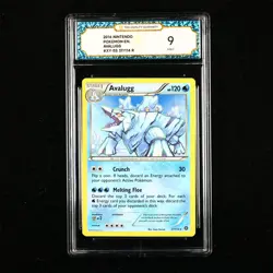 TQG 9 Mint 2016 Pokemon ENG Avalugg #XY-SS 37/114 R - Image 1