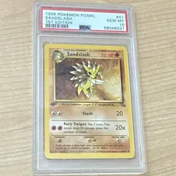 Pokemon Sandslash Fossil 1st Edition #41 PSA 10 Gem Mint - Image 1