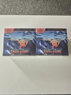Pokemon Chaos Rising Pokemon Center Etb x2 Factory Sealed authentic - Image 1