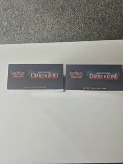 Pokemon Chaos Rising Pokemon Center Etb x2 Factory Sealed authentic - Image 2