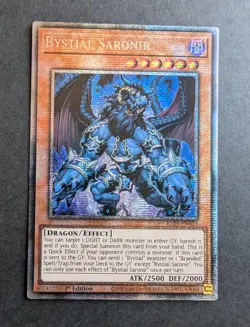 Yugioh Bystial Saronir RA05-EN023 Starlight Rare 1st Edition Near Mint - Image 2