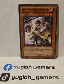 YUGIOH DHARC THE DARK CHARMER TDGS COMMON UNLIMITED LIGHT PLAYED - Image 1