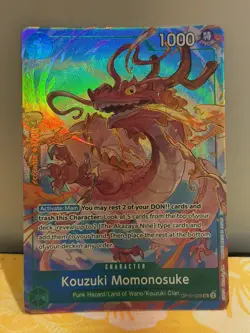 Kouzuki Momonosuke OP10-028 Alt Art Best Selection Vol. 4 - One Piece TCG NM - Image 1