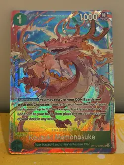 Kouzuki Momonosuke OP10-028 Alt Art Best Selection Vol. 4 - One Piece TCG NM - Image 2