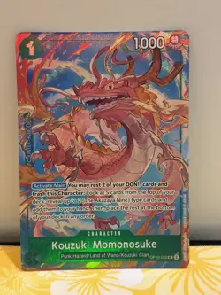 Kouzuki Momonosuke OP10-028 Alt Art Best Selection Vol. 4 - One Piece TCG NM - Image 3
